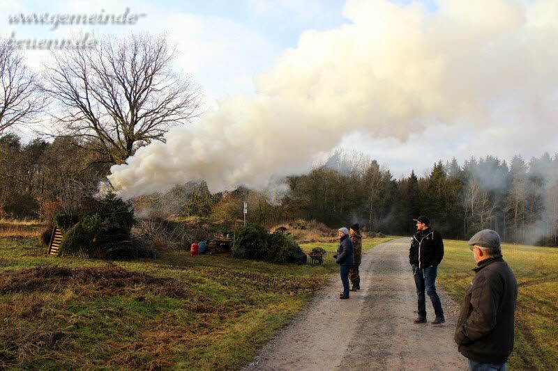 Christbaumverbrennung Br�nn 11.01.2020