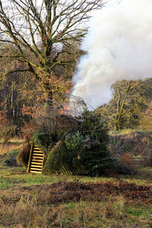 Christbaumverbrennung Br�nn 11.01.2020