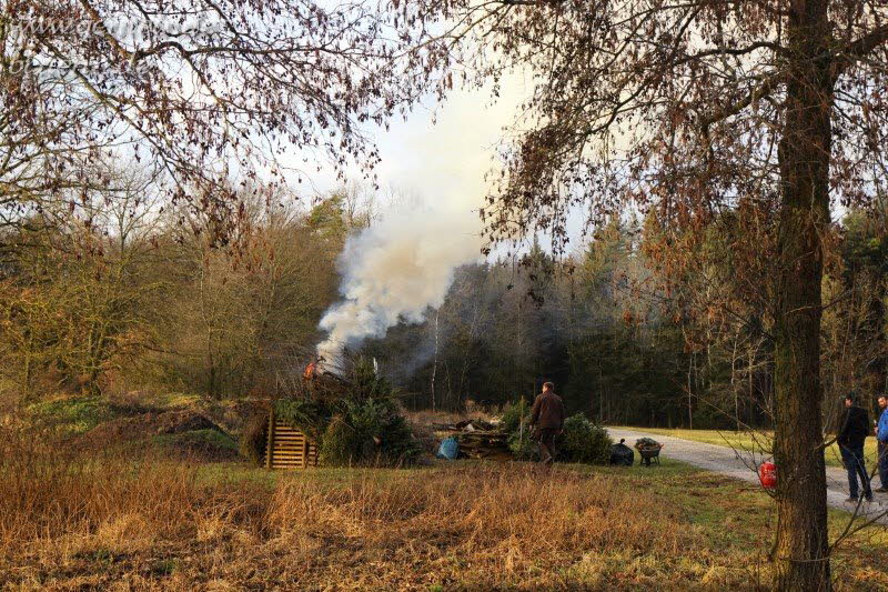 Christbaumverbrennung Br�nn 11.01.2020