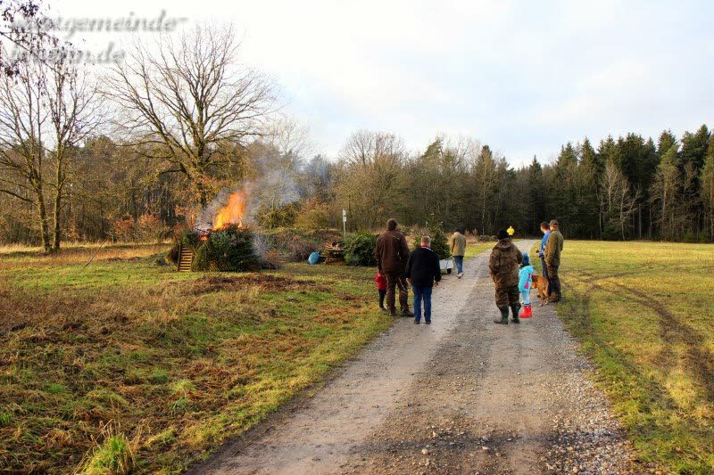 Christbaumverbrennung Br�nn 11.01.2020