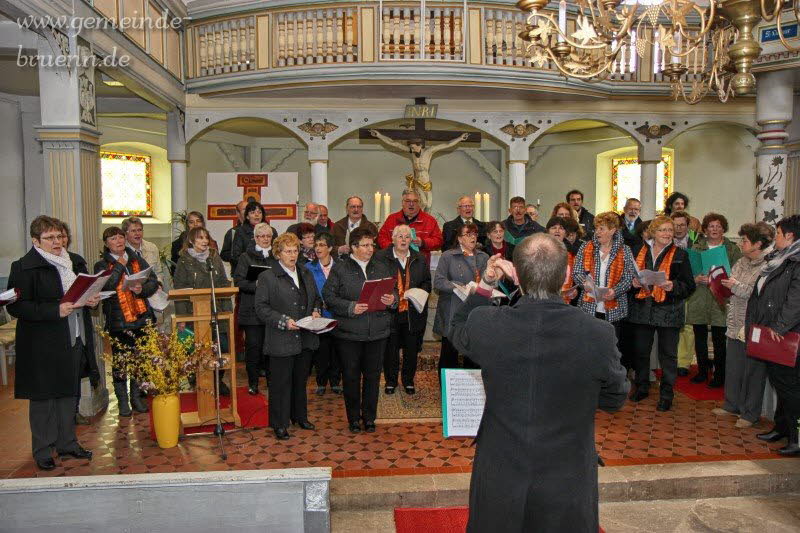 70 Jahre Kirchenchor Br�nn, Kirchenchortreffen 24.04.2016